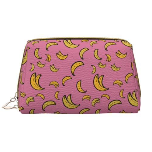 VOSERY Make-up-Tasche, Kosmetiktasche, Reise-Kulturbeutel für Damen, große Kapazität, Make-up-Tasche, Organizer, süße Make-up-Tasche, wasserdicht, aus Leder von VOSERY