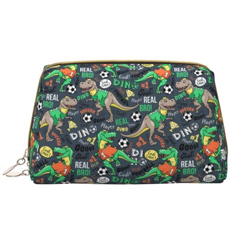 VOSERY Make-up-Tasche, Kosmetiktasche, Reise-Kulturbeutel für Frauen, Dinosaurier-Make-up-Tasche, große Kapazität, Make-up-Tasche, Organizer, niedliche Make-up-Tasche, wasserdichte von VOSERY