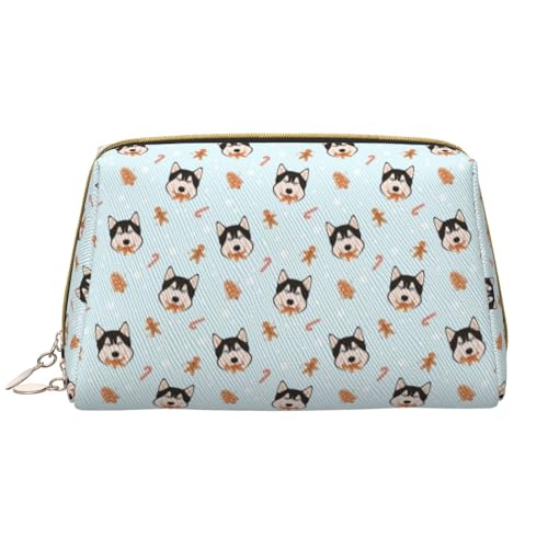 VOSERY Make-up-Tasche, Kosmetiktasche, Reise-Kulturbeutel für Frauen, große Kapazität, Make-up-Tasche, Organizer, niedliches Weihnachtsgeschenk, Hunde-Make-up-Tasche, niedliche Make-up-Tasche von VOSERY