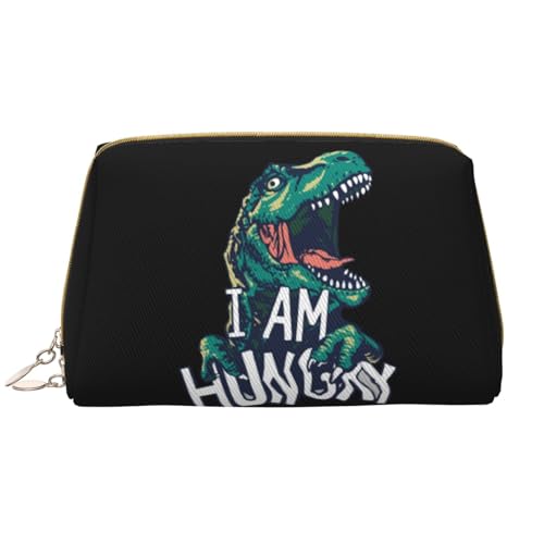 VOSERY Make-up-Tasche, Kosmetiktasche, Reise-Kulturbeutel für Frauen, hungrige Dinosaurier, Make-up-Tasche, große Kapazität, Make-up-Tasche, Organizer, niedliche Make-up-Tasche, wasserdichte von VOSERY