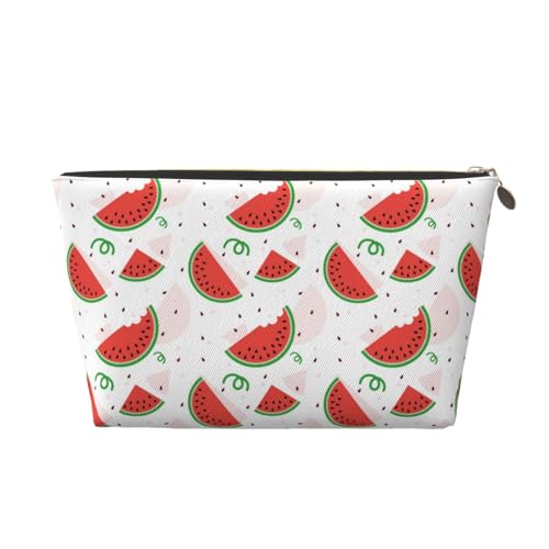 VOSERY Make-up-Tasche aus Leder, Kosmetiktasche, Reise-Kulturbeutel für Damen, niedlicher Fujiman-Make-up-Tasche, Organizer, niedliche Make-up-Tasche, wasserdichte Make-up-Tasche von VOSERY