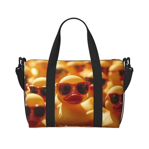 VOSERY Reisetasche, Sonnenbrille, gelbe Ente, Wochenendtasche, Handgepäcktasche für Damen, Reiseutensilien, Sport, Turnbeutel für Herren, Übernachtungstasche, Gepäcktasche, persönliche Gegenstände VOSERY Reisetasche, Sonnenbrille, gelbe Ente, Wochenendtasche, Handgepäcktasche für Damen, Reiseutensilien, Sport, Turnbeutel für Herren, Übernachtungstasche, Gepäcktasche, persönliche Gegenstände von VOSERY