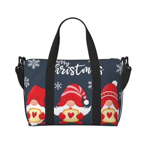 VOSERY Reisetasche, niedliche Weihnachts-Wochenendtasche, Handgepäcktasche für Damen, Reiseutensilien, Sport, Turnbeutel für Herren, Übernachtungstasche, Gepäcktasche, persönliche Gegenstände von VOSERY