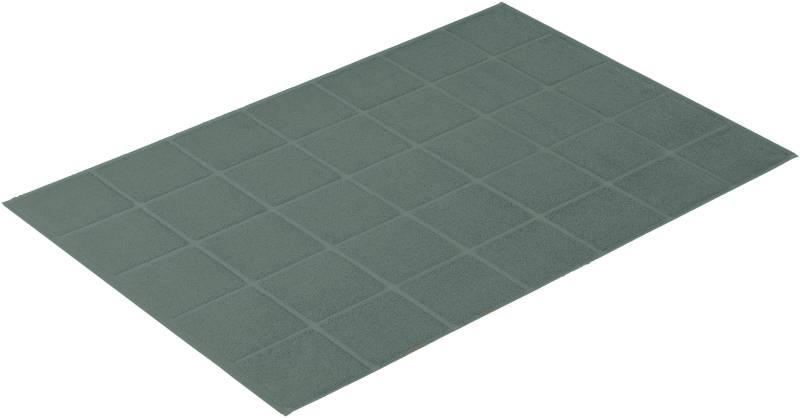 Vossen Badematte ""Pratos"" Höhe 12 mm fußbodenheizungsgeeignet Badteppich, Uni Farben, Rauten Design von VOSSEN