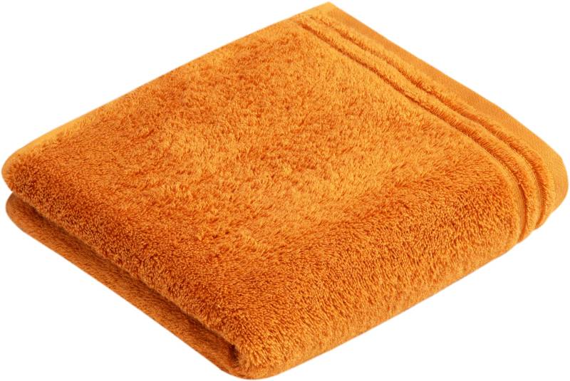 Vossen Badetuch "Calypso Feeling" mit schmaler Bordüre, aus 100% hochwerter Baumwolle, Vegan, einfarbig von VOSSEN