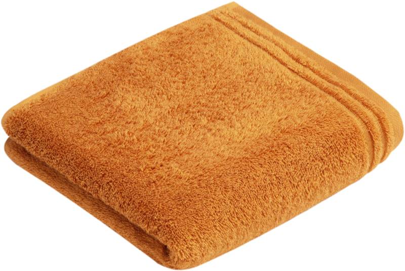 Vossen Badetuch "Calypso Feeling" mit schmaler Bordüre, aus 100% hochwerter Baumwolle, Vegan, einfarbig von VOSSEN