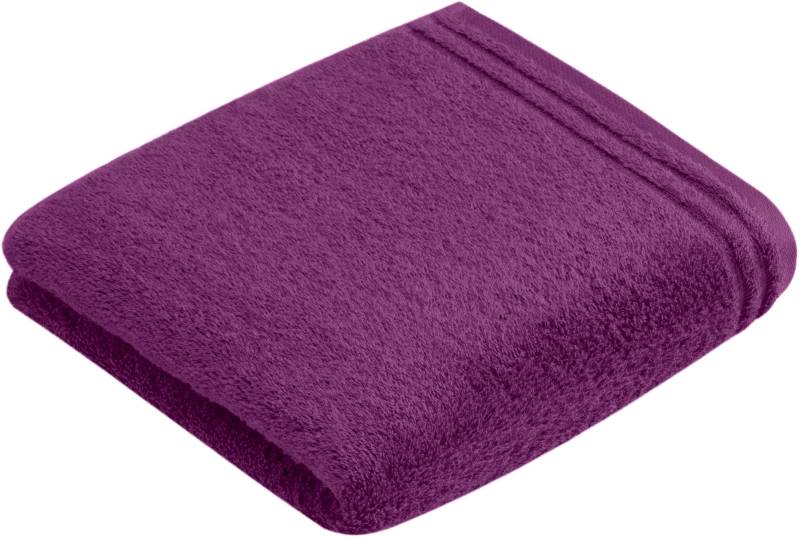 Vossen Badetuch "Calypso Feeling" mit schmaler Bordüre, aus 100% hochwerter Baumwolle, Vegan, einfarbig von VOSSEN