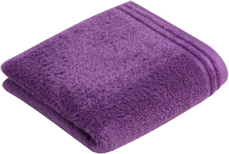 Vossen Badetuch "Calypso Feeling" mit schmaler Bordüre, aus 100% hochwerter Baumwolle, Vegan, einfarbig von VOSSEN