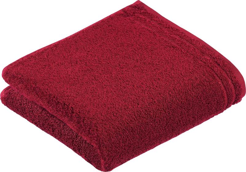 Vossen Badetuch "Calypso Feeling" mit schmaler Bordüre, aus 100% hochwerter Baumwolle, Vegan, einfarbig von VOSSEN