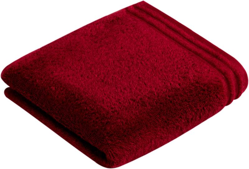 Vossen Badetuch "Calypso Feeling" mit schmaler Bordüre, aus 100% hochwerter Baumwolle, Vegan, einfarbig von VOSSEN