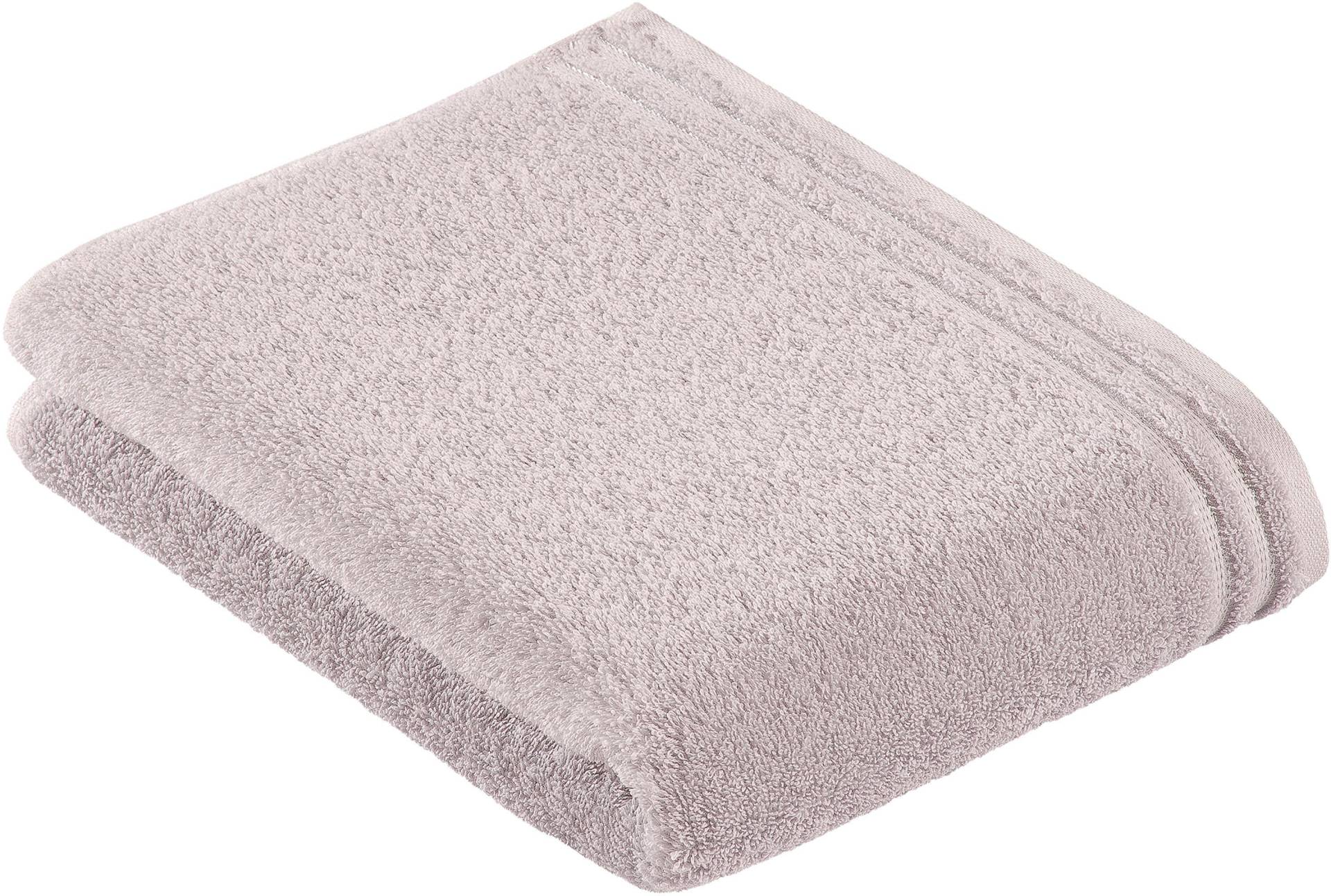 Vossen Badetuch "Calypso Feeling" mit schmaler Bordüre aus 100% Baumwolle, Vegan, einfarbig von VOSSEN