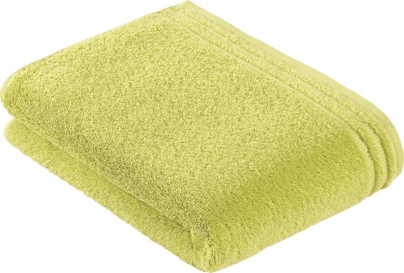 Vossen Badetuch "Calypso Feeling" mit schmaler Bordüre aus 100% Baumwolle, Vegan, einfarbig von VOSSEN