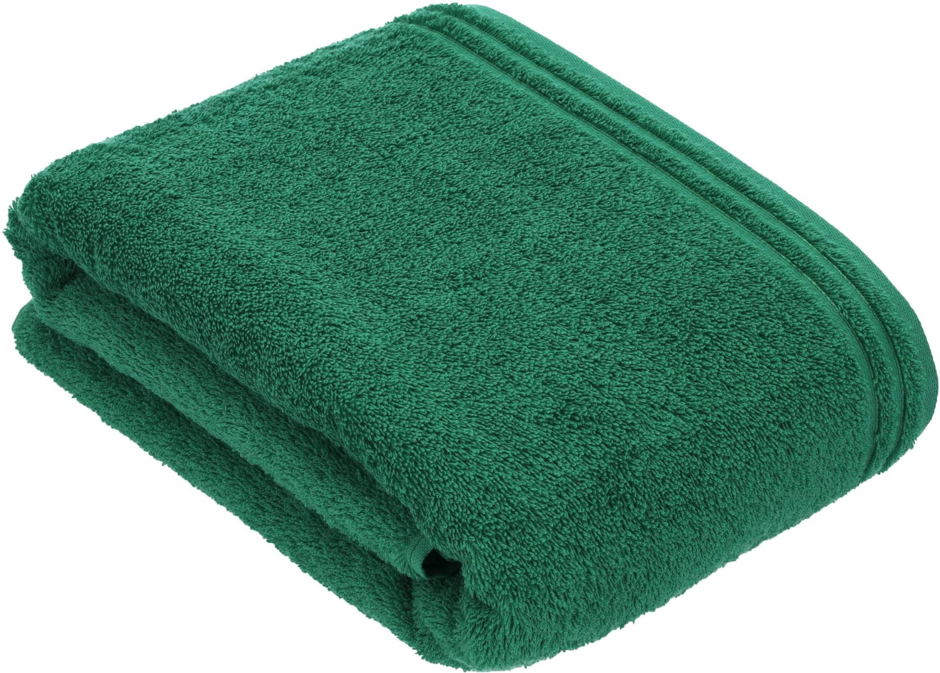 Vossen Badetuch "Calypso Feeling" mit schmaler Bordüre aus 100% Baumwolle, Vegan, einfarbig von VOSSEN