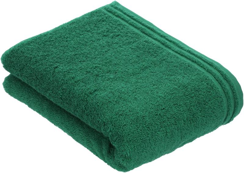 Vossen Badetuch "Calypso Feeling" mit schmaler Bordüre aus 100% Baumwolle, Vegan, einfarbig von VOSSEN