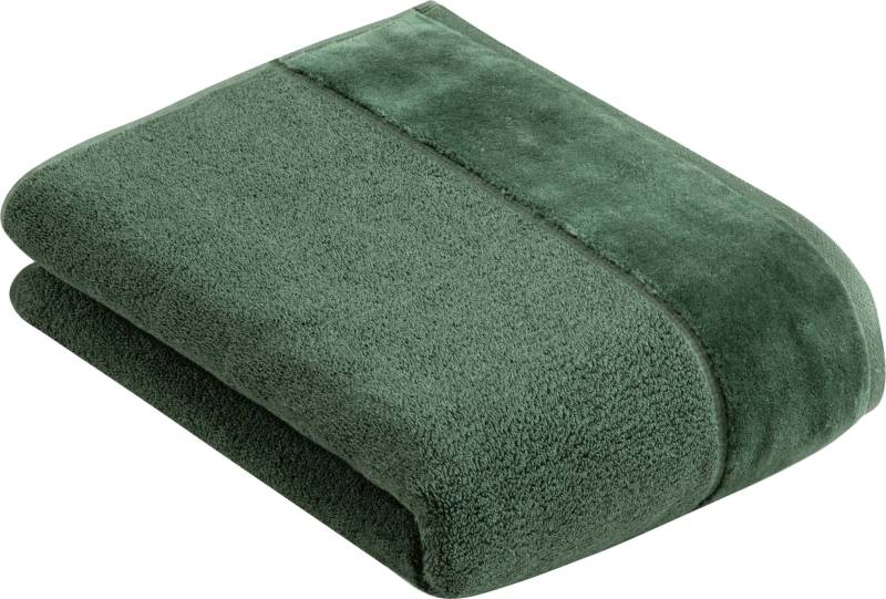 Vossen Badetuch "Pure" Baumwolle & VEGAN, mit eleganter Veloursbordüre von VOSSEN