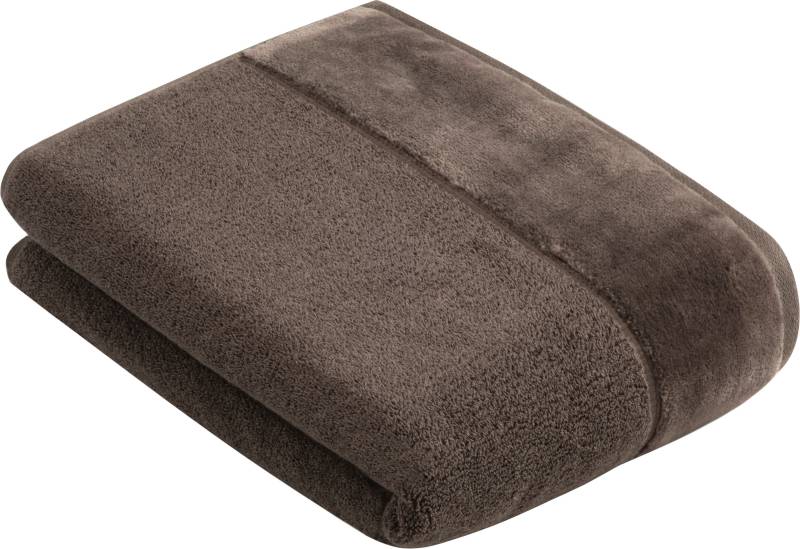 Vossen Badetuch "Pure" Baumwolle & VEGAN, mit eleganter Veloursbordüre von VOSSEN