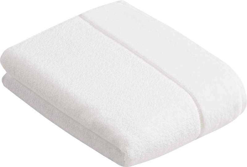 Vossen Badetuch "Pure" Baumwolle & VEGAN, mit eleganter Veloursbordüre von VOSSEN