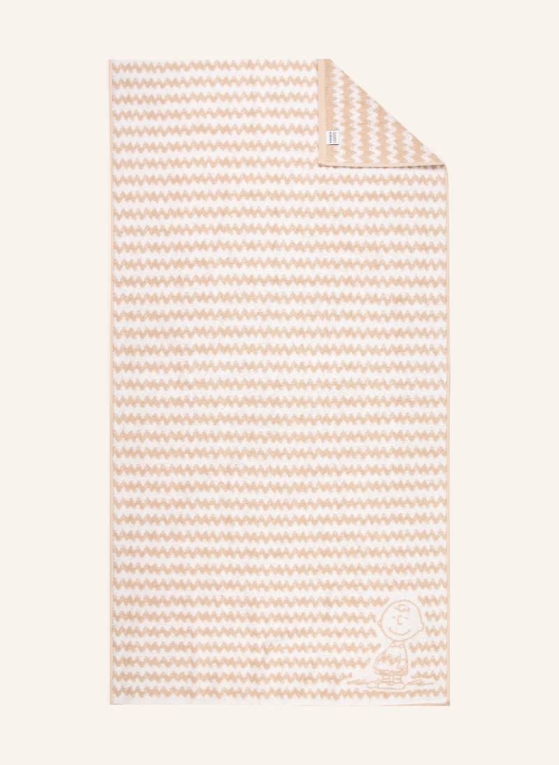 Vossen Duschtuch Charlie Brown beige von VOSSEN