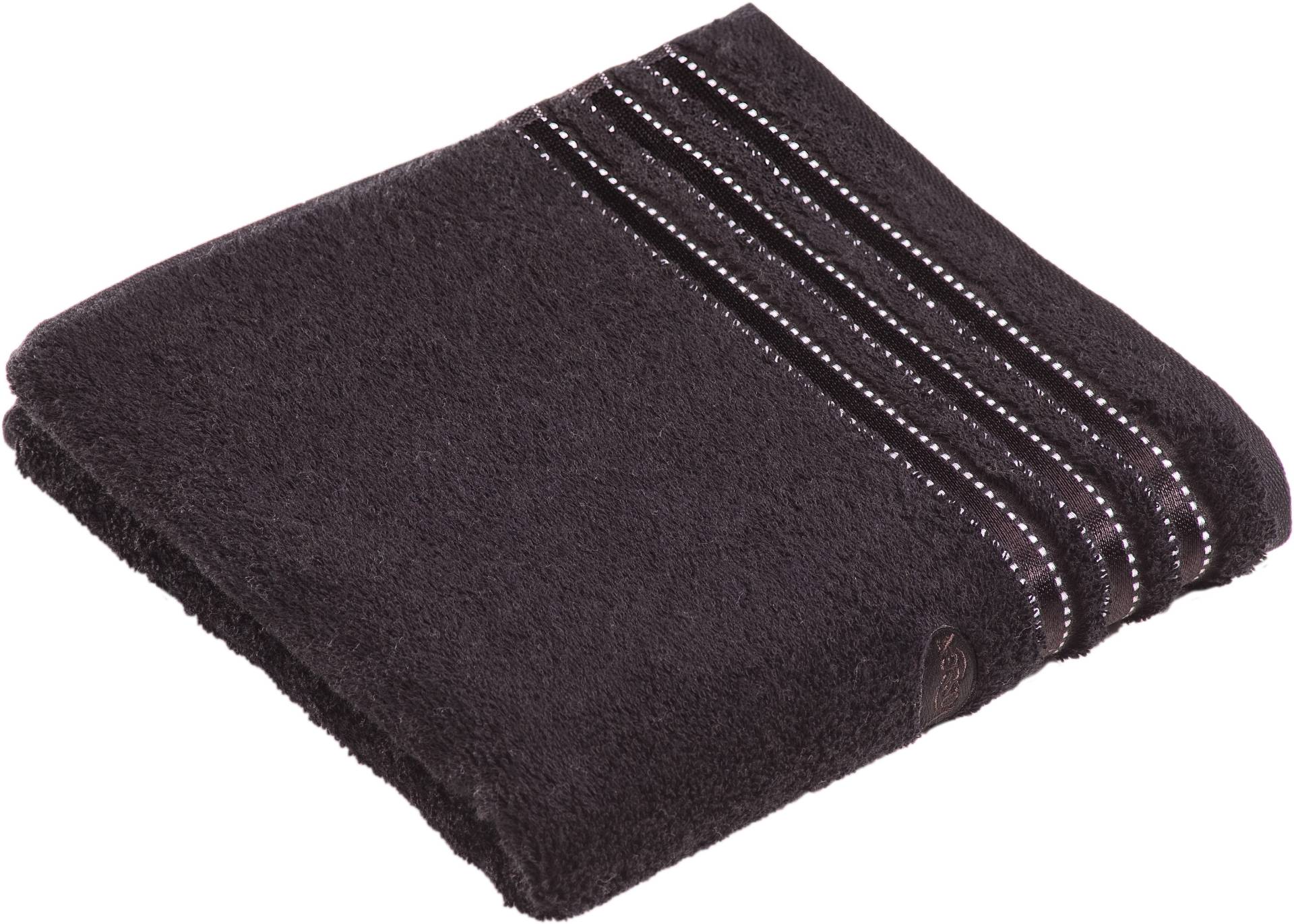Vossen Handtuch "Cult de Luxe", (2 St., 2er Set Handtücher 50 x 100 cm), mit Glanzbordüre von VOSSEN