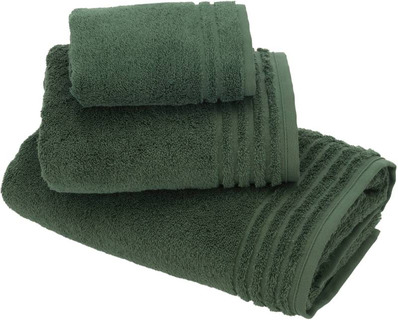 Vossen Handtuch Set "Vienna Style Supersoft Set", (Set, 3 St., 1xGästehandtuch 30/50-1xHandtuch 50/100-1xBadetuch 67/140), in harmonischen Farben, beste Saugfähigkeit von VOSSEN