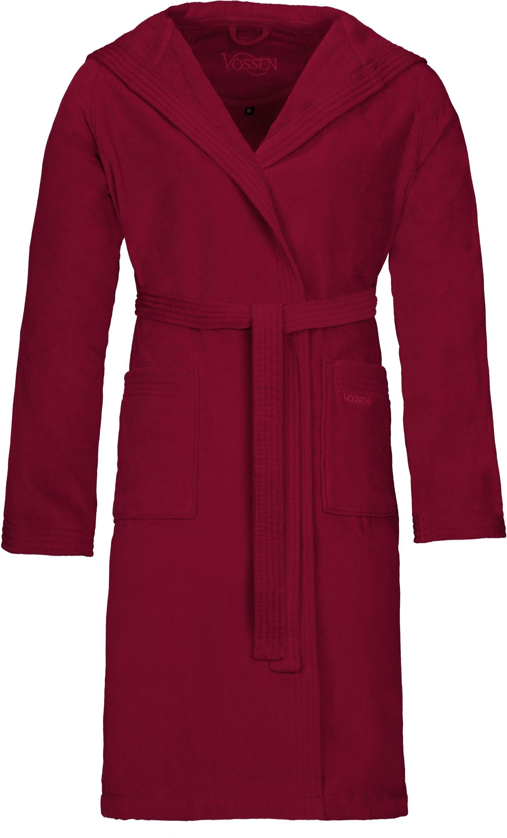 Vossen Unisex-Bademantel "Texas, ideal für Sauna & Spa, Hotelbademantel, Morgenmantel", 1 Stk. für Damen & Herren von VOSSEN