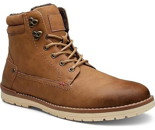 VOSTEY Motorrad Stiefel Herren Boots (DJBG-EU671 Dunkelbraun 41) von VOSTEY