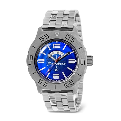 VOSTOK Komandirskie 350669 Automatik-Armbanduhr mit Selbstaufzug, Stahl, Militär von VOSTOK