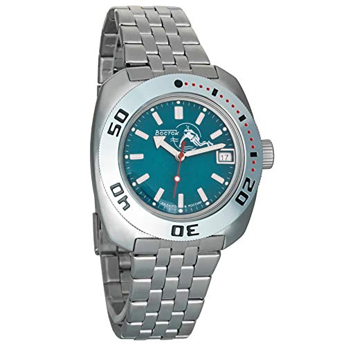 Vostok Amphibia Russische Armbanduhr WR 200m mechanische Automatik #710059 von VOSTOK