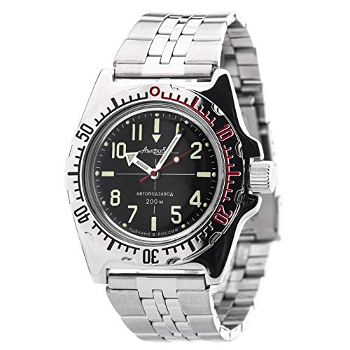 Vostok Wostok Amphibian 2415.01/110647 Taucheruhr 200m Automatik russische mechanische Uhr aus Russland von VOSTOK