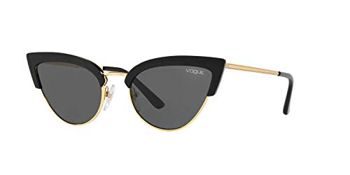 Vogue Eyewear Damen 0VO5212S Sonnenbrille, Schwarz (Black/Gold), 55 von Vogue Eyewear