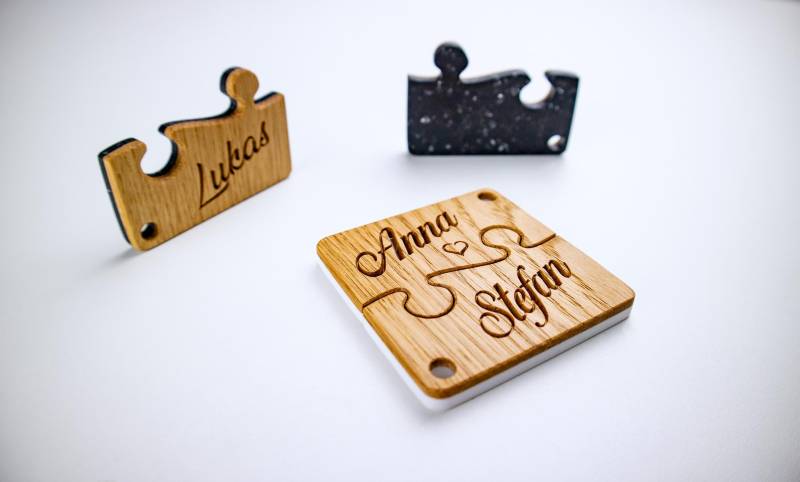 Partneranhänger Personalisiert - Holz & Marmor-Optik | Personalisiertes Partner Geschenk Zum Valentinstagsgeschenk Liebe Partneranhänger Personalisiert - Holz & Marmor-Optik | Personalisiertes Partner Geschenk Zum Valentinstagsgeschenk Liebe von VOVAY