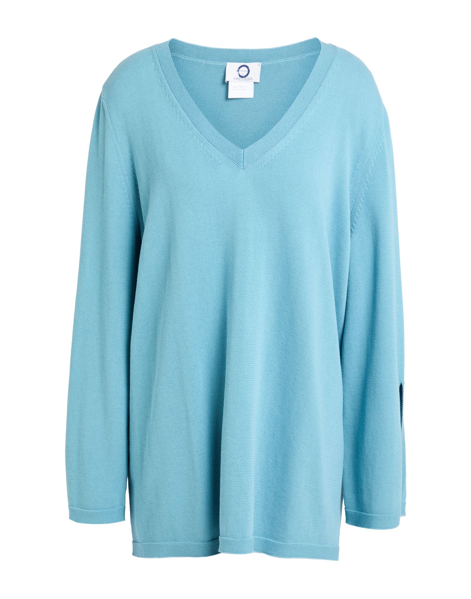 VOYAGE by MARINA RINALDI Pullover Damen Azurblau VOYAGE by MARINA RINALDI Pullover Damen Azurblau von VOYAGE by MARINA RINALDI
