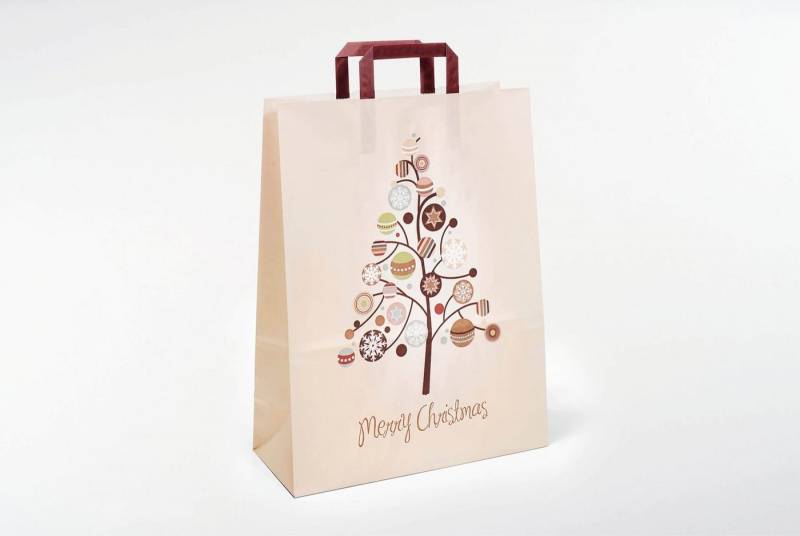 VP Einkaufsbeutel 250 Papiertaschen VP TOPCRAFT 22x10,5x28cm - Merry Christmas VP Einkaufsbeutel 250 Papiertaschen VP TOPCRAFT 22x10,5x28cm - Merry Christmas von VP