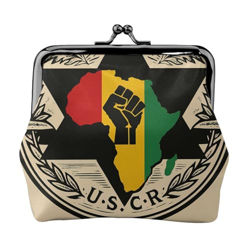 Münzgeldbörse mit erhöhter Faust, modisch, niedlich, Mini-Reißverschluss, mit Kussschloss, wasserdicht von VPPUR