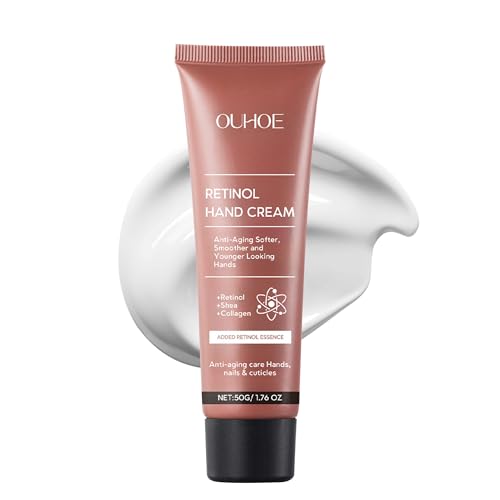 VRAIKO OUHOE Retinol Anti-Aging Hand Cream, Mineral Hand Moisturizer with Retinol, Shea Butter and Collagen, for Younger Looking Hands, Soft Smooth Skin, Nails & Cuticles VRAIKO OUHOE Retinol Anti-Aging Hand Cream, Mineral Hand Moisturizer with Retinol, Shea Butter and Collagen, for Younger Looking Hands, Soft Smooth Skin, Nails & Cuticles von VRAIKO