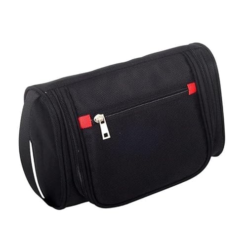 Männer wasserdichte Reise Kulturbeutel Kosmetikerin Kulturbeutel Badezimmer Leder Business Rasiertasche Damen Duschtasche mit stabilem Griff (Color : Oxford) von VRILU