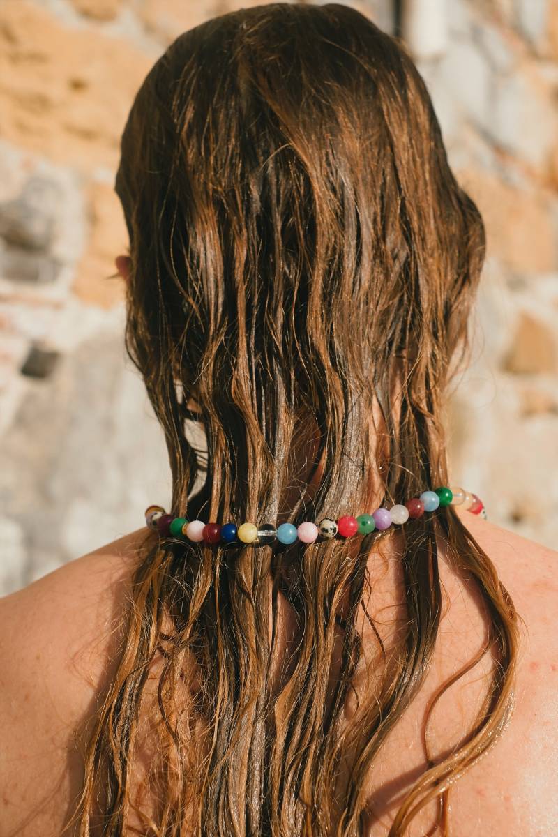 Bubble Necklace With Gemstone | Vrnq von VRNQ