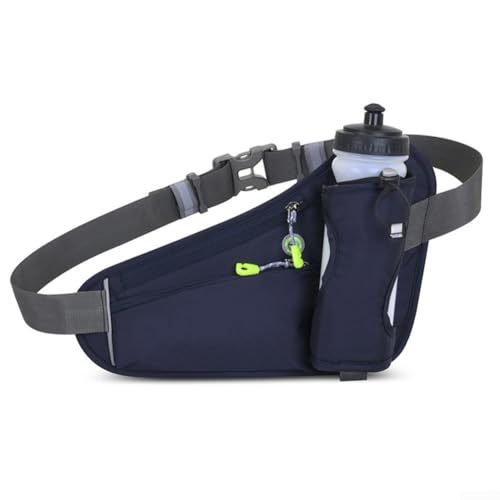 Wander-Hüfttasche mit Wasserflaschenhalter und verstellbarem Gurt für ganztägigen Komfort, Wie abgebildet, Deep Blue Wander-Hüfttasche mit Wasserflaschenhalter und verstellbarem Gurt für ganztägigen Komfort, Wie abgebildet, Deep Blue von VRTYVEYBB