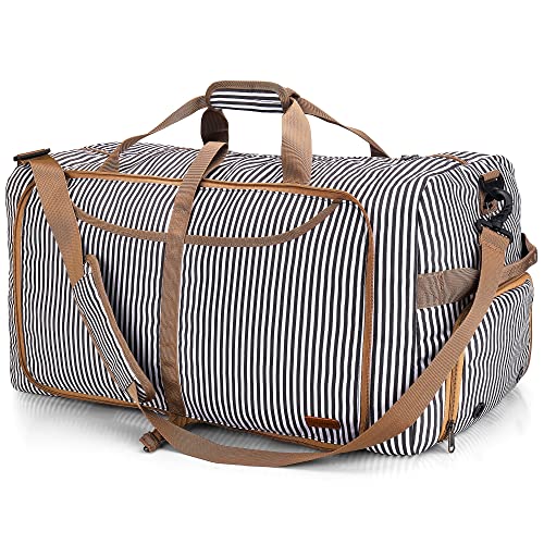 Vogshow Reisetasche Damen Herren Groß 120L Faltbare Reisetaschen Wasserdicht Sporttasche mit Schuhfach von VS VOGSHOW