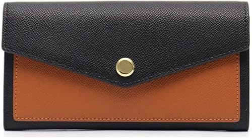 VSULZVNU Bunte lange Geldbörse für Damen, Sommer-Stil, Klappe, Handy, Münzbörse, tragbare Kartentasche, Clutch (Farbe: D, Größe: 19 x 9 x 2 cm), A, 19*9*2cm von VSULZVNU