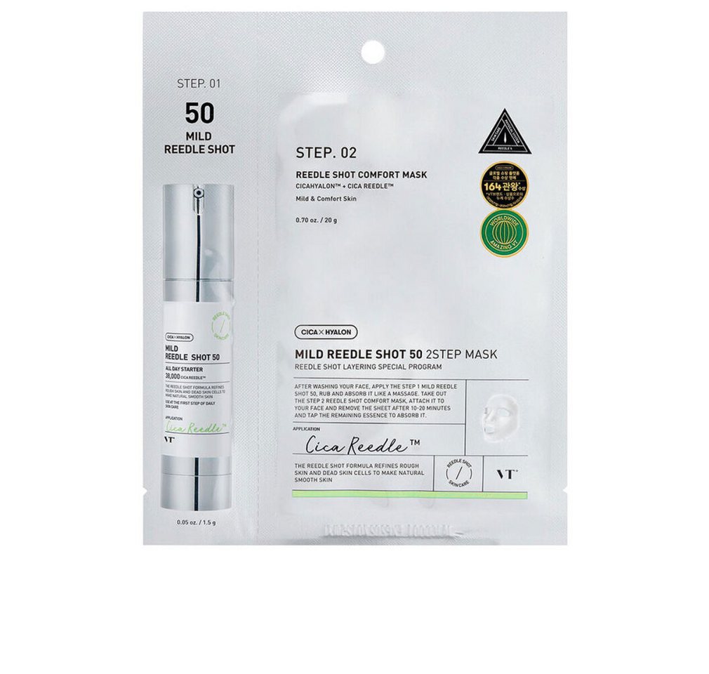 VT Cosmetics Gesichtspflege Mild Reedle Shot 50 - 2 Step Mask von VT Cosmetics