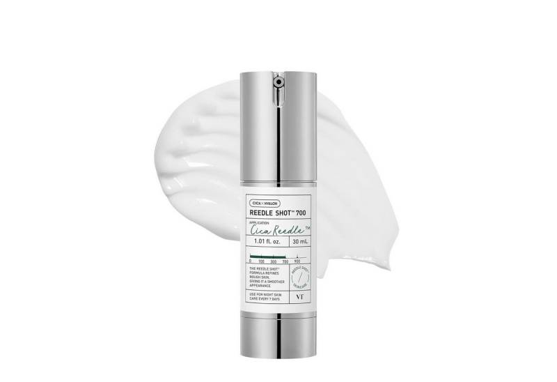 VT Cosmetics Gesichtsserum Reedle Shot 700 Gesichtsbooster mit Cica Mikronadel-Technologie, Hyaluronsäure und Centella Asiatica – Anti-Aging Pflege für, empfindliche, trockene Haut, vegan, 30 ml, wöchentliche Anwendung von VT Cosmetics