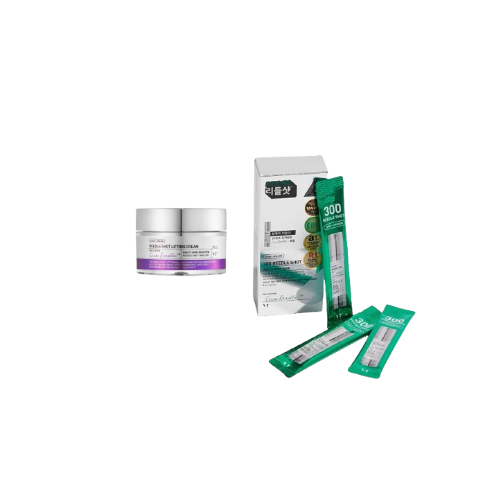 [ANGEBOT]VT - Reedle Shot 300 Stick Pouch - 2ml*10ea + Reedle Shot Lifting Cream - 50ml Set von VT