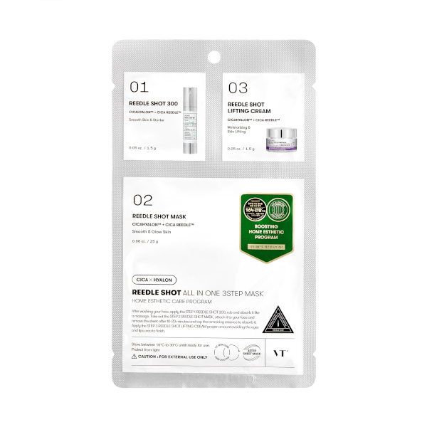 [Angebot] VT - Reedle Shot All In One 3Step Mask - 1.5g*2 + 25g von VT