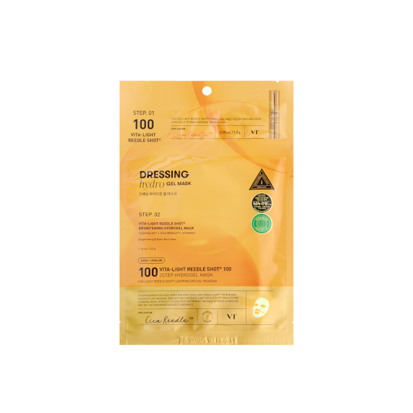 VT - 100 2Step Hydrogel Mask - 1stück - 100 Vita-Light Reedle Shot von VT