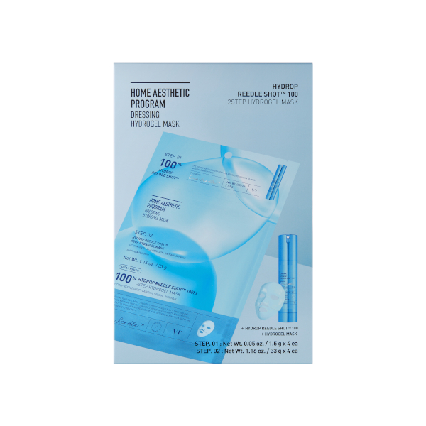 VT - Hydrop Reedle Shot 100 2Step Hydrogel Mask - 4ea von VT