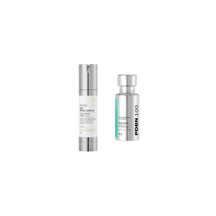 VT - PDRN Essence 100 - 30ml + Mild Reedle Shot 50 - 50ml Set von VT