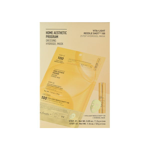 VT - Vita-Light Reedle Shot 100 2Step Hydrogel Mask - 4ea von VT