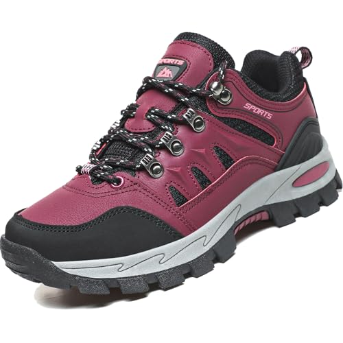 VTASQ Herren Wanderstiefel Leichte Wanderschuhe Atmungsaktiv Outdoor Sportlich Gleitsicher Bequem Bergstiefel Trekking Schuhe Damen Herren Wanderhalbschuhe Rosa 37EU VTASQ Herren Wanderstiefel Leichte Wanderschuhe Atmungsaktiv Outdoor Sportlich Gleitsicher Bequem Bergstiefel Trekking Schuhe Damen Herren Wanderhalbschuhe Rosa 37EU von VTASQ