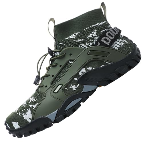 VTASQ Kinder Wanderschuhe Outdoor rutschfest Sneakers Atmungsaktiv Walkingschuhe Laufschuhe Trekking Jungen Mädchen Verkleidung 36 EU von VTASQ